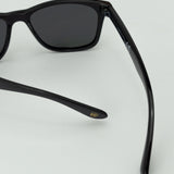 GAFAS PASTA NEGRAS CONTRASTE DORADO