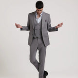 AMERICANA TRAJE SOLAPA PUNTA MEZCLA