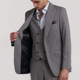 AMERICANA TRAJE SOLAPA PUNTA MEZCLA