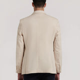BLAZER CRUZADA LISA ALGODON