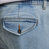 PANTALON VAQUERO CARGO JOGGER CORDONES