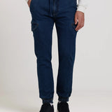 PANTALON VAQUERO CARGO JOGGER CORDONES