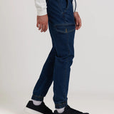 PANTALON VAQUERO CARGO JOGGER CORDONES