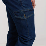 PANTALON VAQUERO CARGO JOGGER CORDONES