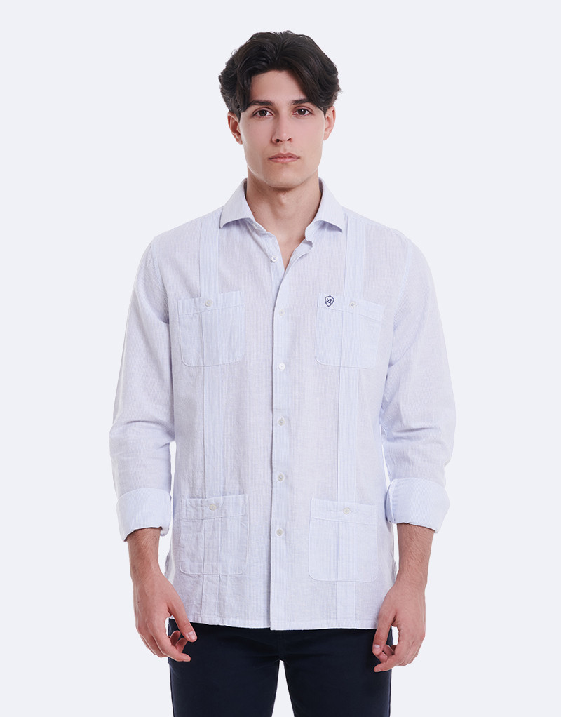 CAMISA CUBANA LINO