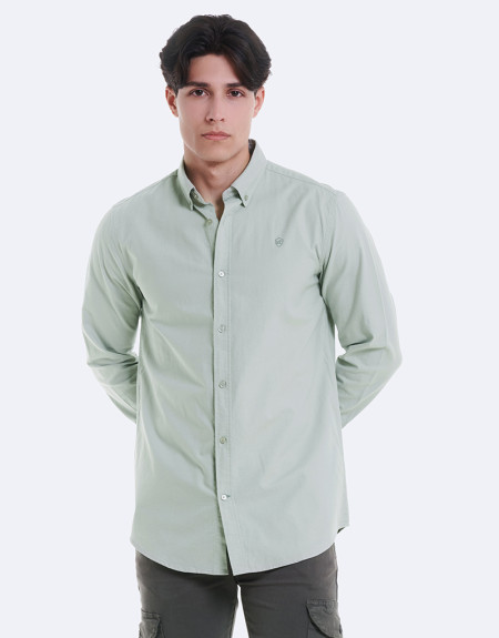 CAMISA LISA OXFORD - MENTA