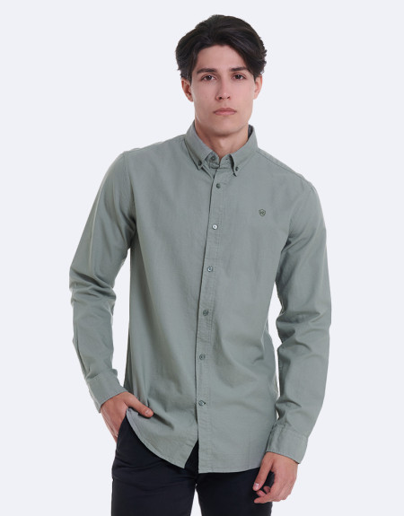 CAMISA LISA OXFORD - LAUREL