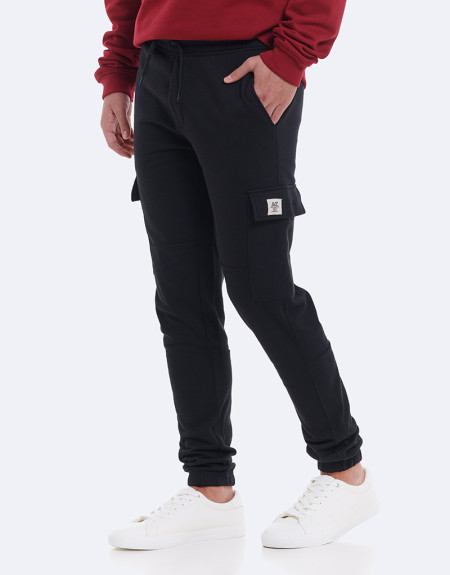 PANTALON CHANDAL CARGO - NEGRO