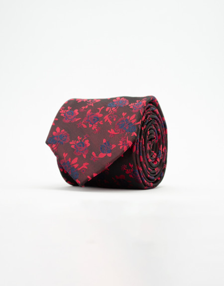 CORBATA ESTAMPADO - ROJO