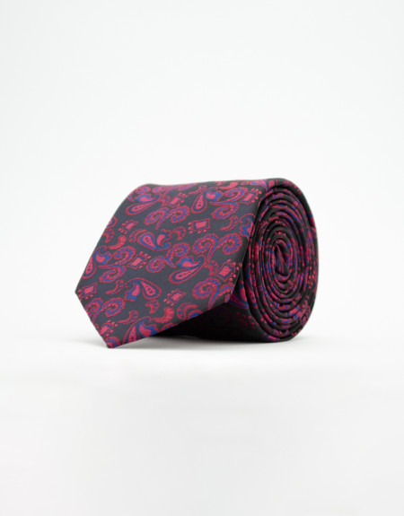 CORBATA ESTAMPADO - ROJO