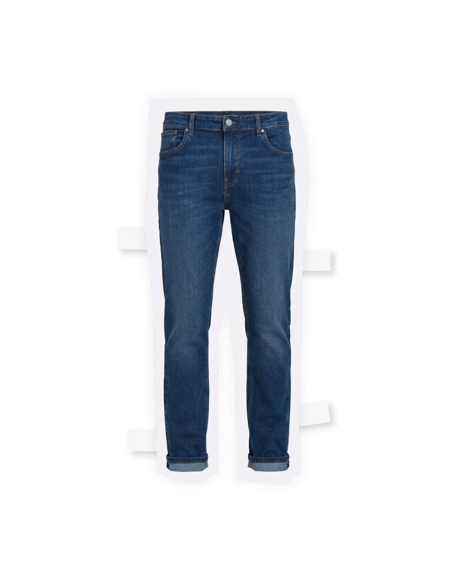 JEANS EFECTO DESGASTADO SKINNY FIT - vaq oscuro