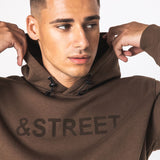 SUDADERA CAPUCHA BORDADO STREET