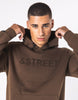 SUDADERA CAPUCHA BORDADO STREET