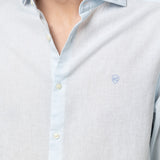 CAMISA VESTIR LINO CUELLO ITALIANO ESCUD