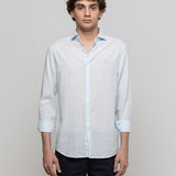 CAMISA VESTIR LINO CUELLO ITALIANO ESCUD