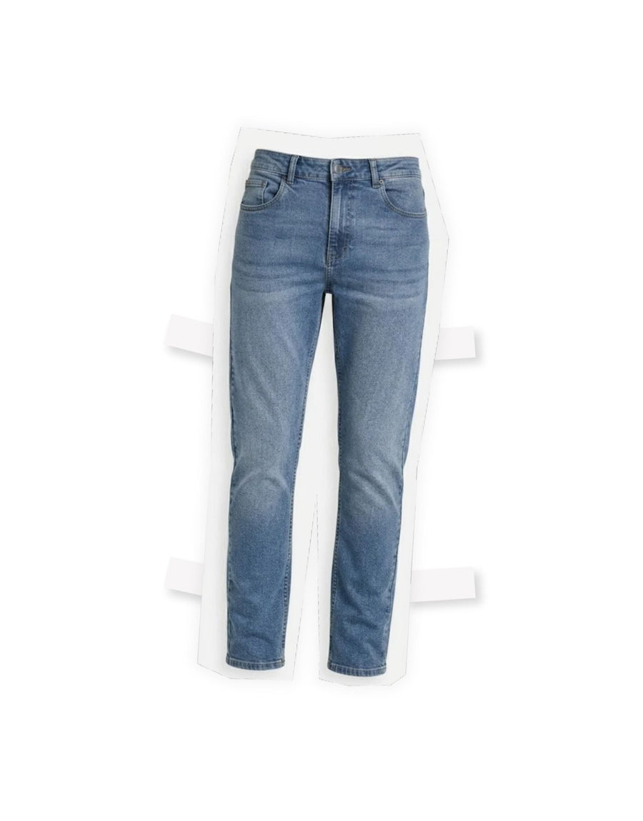 JEANS EFECTO DESGASTADO SKINNY FIT - vaq medio