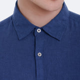 CAMISA LINO BOLSILLOS PECHO