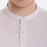 CAMISA LINO CUELLO MAO