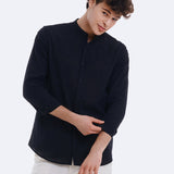 CAMISA LINO CUELLO MAO