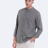 CAMISA LINO CUELLO MAO