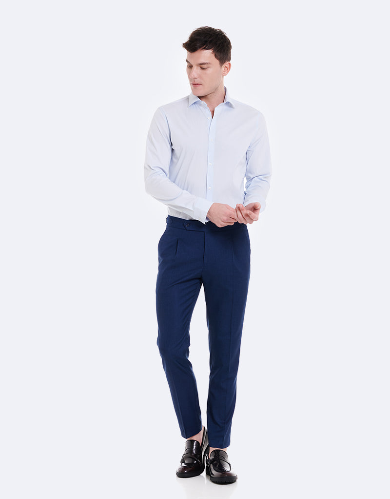 CAMISA SOCIAL LISA DE LYCRA