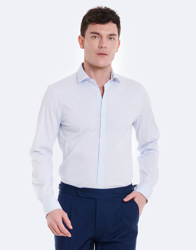 CAMISA SOCIAL LISA DE LYCRA