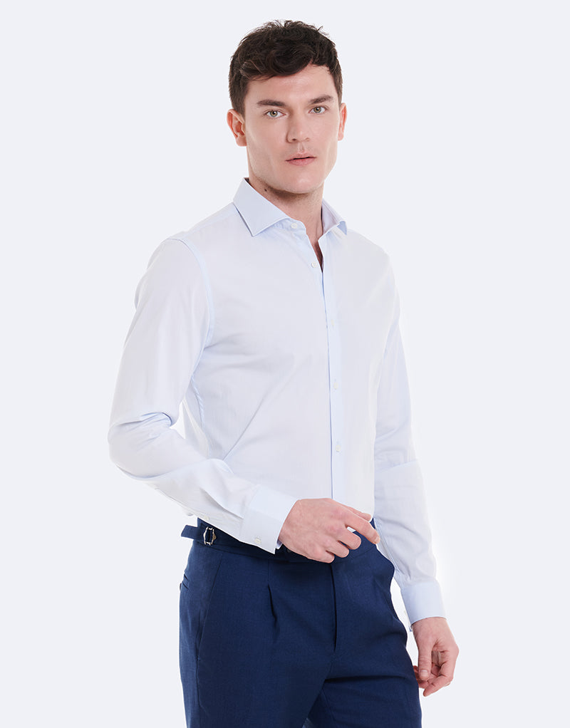 CAMISA SOCIAL LISA DE LYCRA