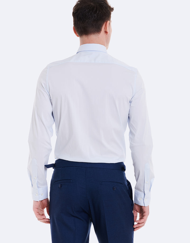 CAMISA SOCIAL LISA DE LYCRA