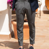 PANTALON VESTIR LISO CROPPED FIT