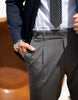 PANTALON VESTIR LISO CROPPED FIT