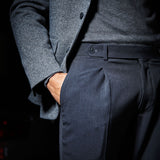 PLAIN CROPPED FIT DRESS PANTS