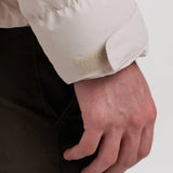 CAZADORA ACOLCHADA CAPUCHA ENCERADO