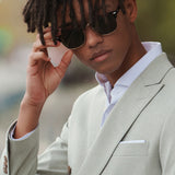GAFAS SOL METAL EFECTO CAREY