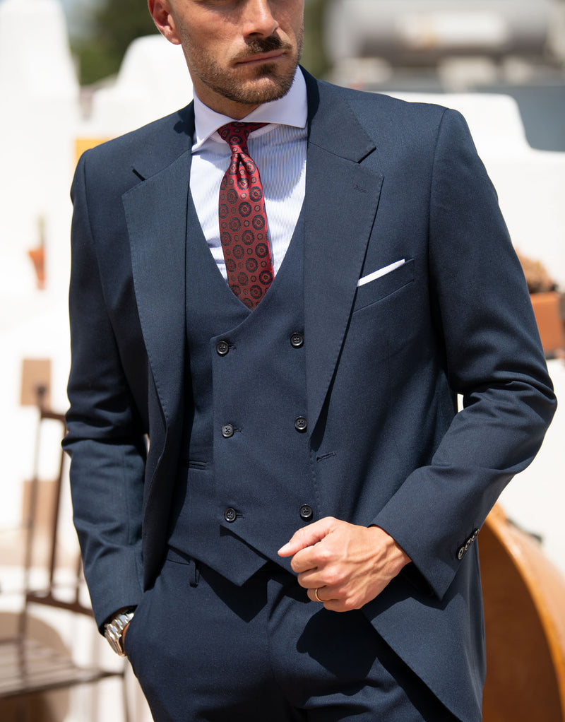 Traje Chalecos De Chaque Chaqué MTM Gris Marengo Piezas Con