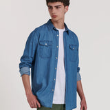 CAMISA ML VAQUERA BOLSILLOS PECHO