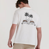 CAMISETA OVERSIZE LOGO ESPALDA PALMERAS