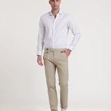 CAMISA ESTRUCTURA SLIM FIT CUELLO ALTO