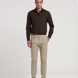 CAMISA ESTRUCTURA SLIM FIT CUELLO ALTO