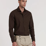 CAMISA ESTRUCTURA SLIM FIT CUELLO ALTO