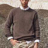 PLAIN STRUCTURED JERSEY