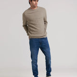 PLAIN RIBBED SWEATER