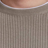 PLAIN RIBBED SWEATER