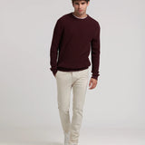 PLAIN RIBBED SWEATER