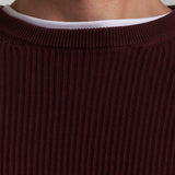 PLAIN RIBBED SWEATER