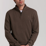 STRUCTURED HALF-ZIP JERSEY