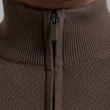 STRUCTURED HALF-ZIP JERSEY