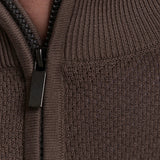 STRUCTURED HALF-ZIP JERSEY