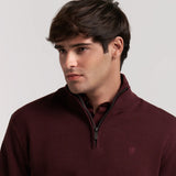 STRUCTURED HALF-ZIP JERSEY