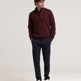 STRUCTURED HALF-ZIP JERSEY