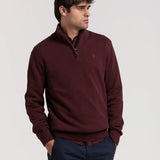 STRUCTURED HALF-ZIP JERSEY